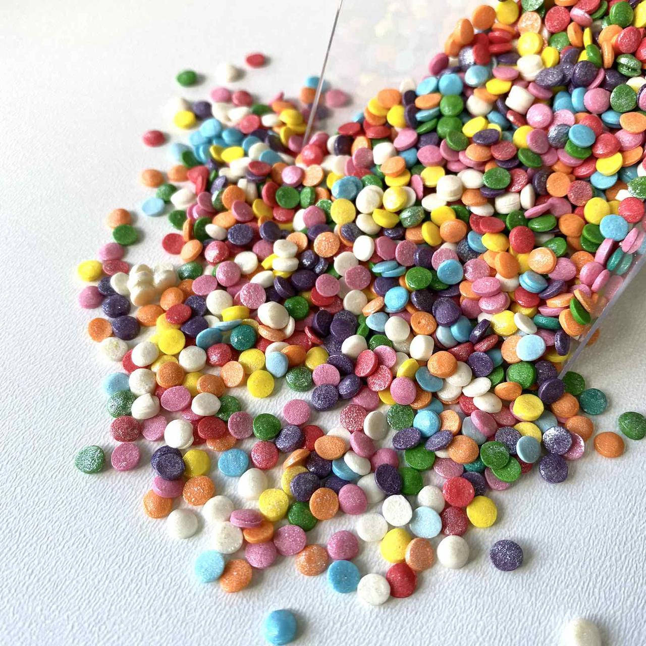 Посыпка сахарная для кондитерских изделий Конфетти, 50 грамм, Разные цвета
Посыпка сахарная для кондитерских изделий Конфетти, 50 грамм, Разные цвета