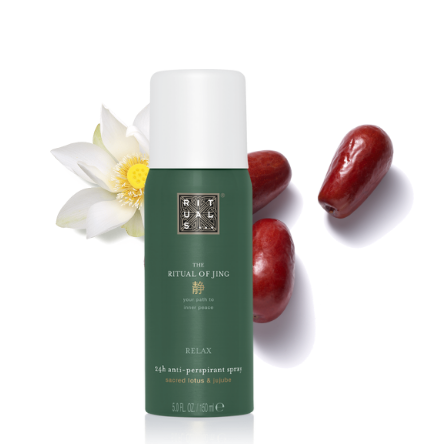Rituals. Дезодорант антиперспирант спрей "Jing – Relax". 150 ml. Производство Нидерланды.
Rituals. Дезодорант антиперспирант спрей "Jing – Relax". 150 ml. Производство Нидерланды.