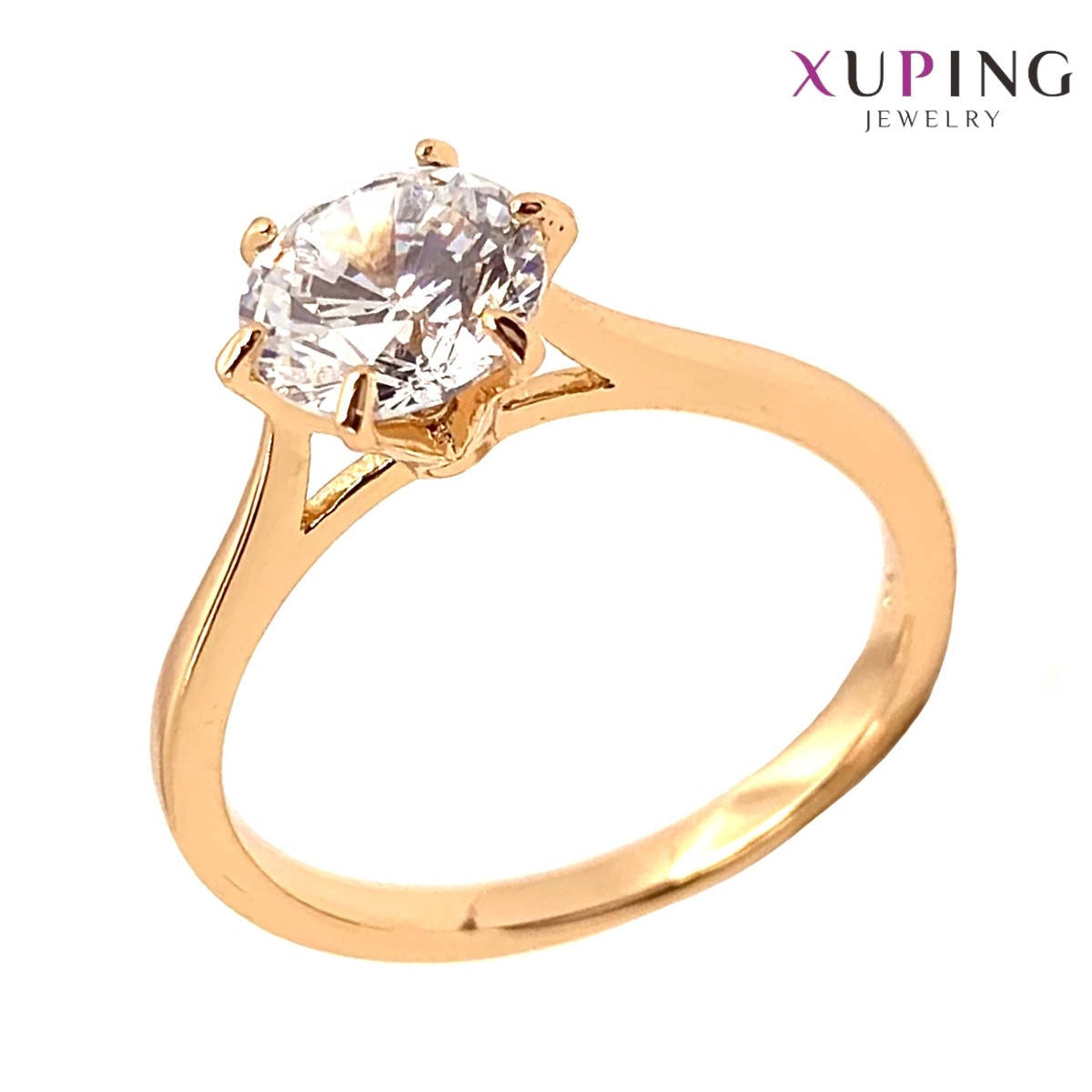 Кольцо Xuping, белые фианиты (куб. цирконий), ширина 7 мм, вес 2 г, позолота 18K, ХР01416 (19)
Кольцо Xuping, белые фианиты (куб. цирконий), ширина 7 мм, вес 2 г, позолота 18K, ХР01416 (19)