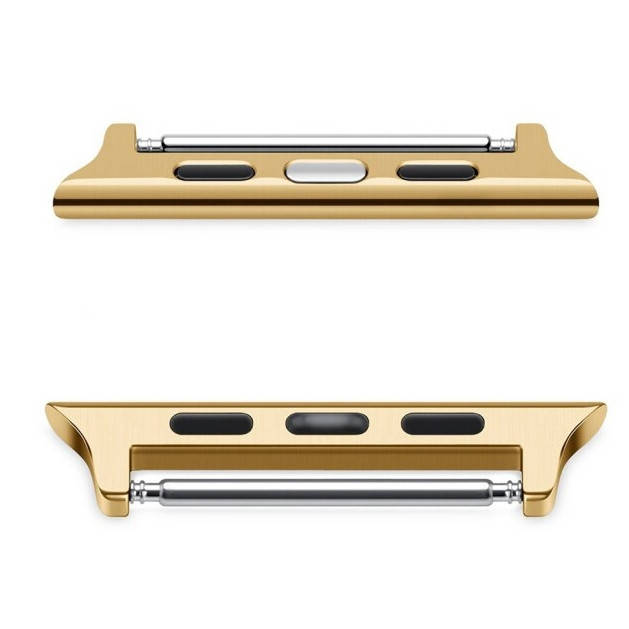 Коннекторы / Переходники для ремешка Apple Watch на 38/40 и 42/44 цвет ЗОЛОТА. ПАРА. на браслеты 20 и 22 мм
Коннекторы / Переходники для ремешка Apple Watch на 38/40 и 42/44 цвет ЗОЛОТА. ПАРА. на браслеты 20 и 22 мм