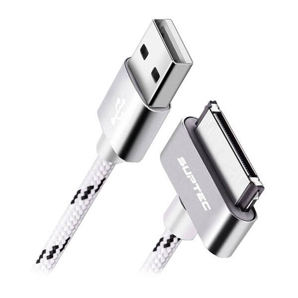 Зарядный кабель iLoungeMax Suptec 30-pin to USB Type-A Silver для iPhone 4 | 4S | iPad 3 | 2 | iPod (1m.), Серый
Зарядный кабель iLoungeMax Suptec 30-pin to USB Type-A Silver для iPhone 4 | 4S | iPad 3 | 2 | iPod (1m.), Серый