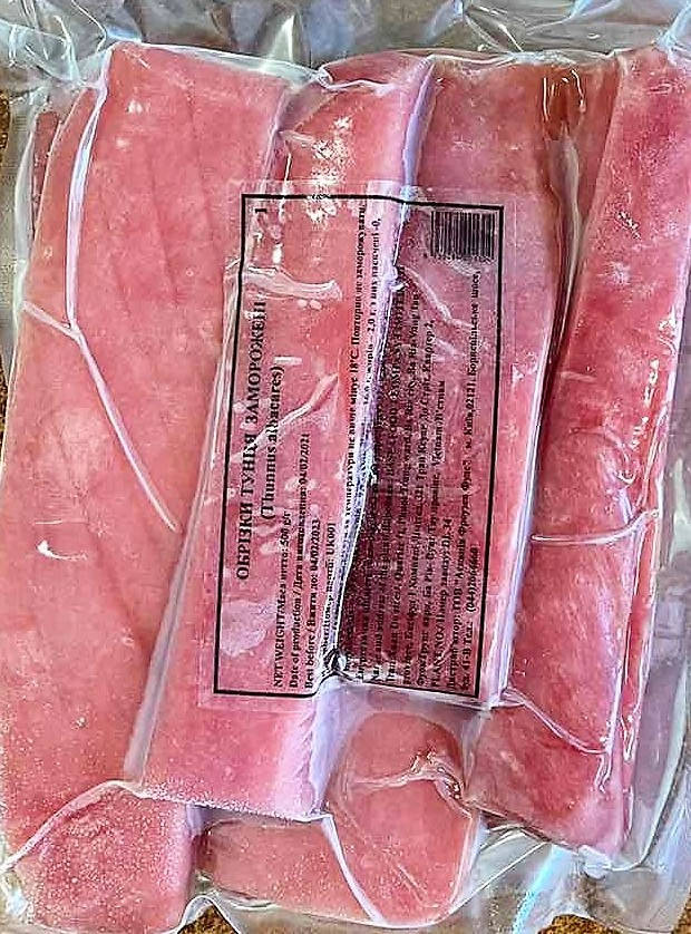 Тунец для суши и роллов 0.5кг
Тунец для суши и роллов 0.5кг