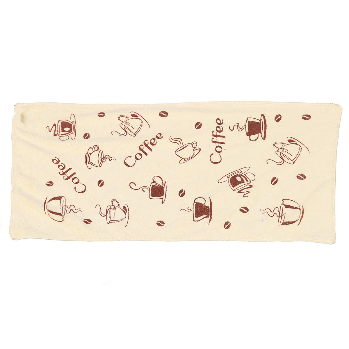 Полотенце кухонное Coffee микрофибра 25 х 50 см (29449) Белый 
Полотенце кухонное Coffee микрофибра 25 х 50 см (29449) Белый