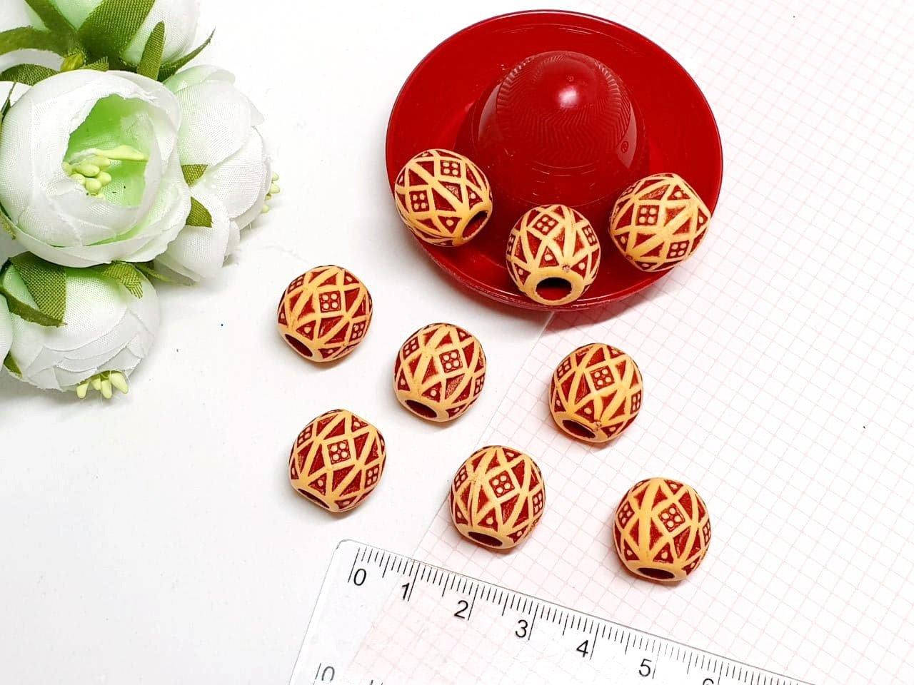 (20гр9 шт) Бусины под дерево 15х15мм с большим отверстием 5мм, пластик (сп7нг-4878), Разные цвета 
(20гр9 шт) Бусины под дерево 15х15мм с большим отверстием 5мм, пластик (сп7нг-4878), Разные цвета