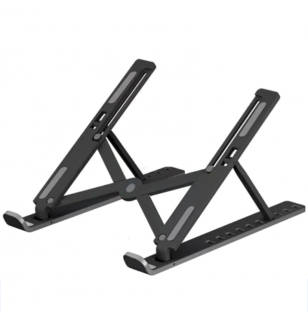 Складная регулируемая подставка для ноутбука, планшета Laptop Stand чёрный, пластик/силикон, подставка под
Складная регулируемая подставка для ноутбука, планшета Laptop Stand чёрный, пластик/силикон, подставка под