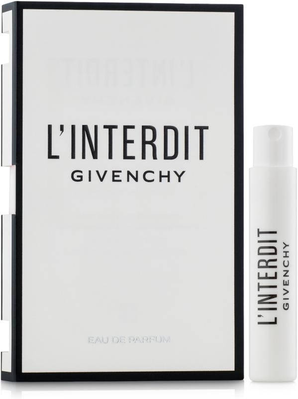 Пробник Парфюмированая вода для женщин Givenchy L'Interdit Eau de Parfum 1 мл (3274872372184)
Пробник Парфюмированая вода для женщин Givenchy L'Interdit Eau de Parfum 1 мл (3274872372184)