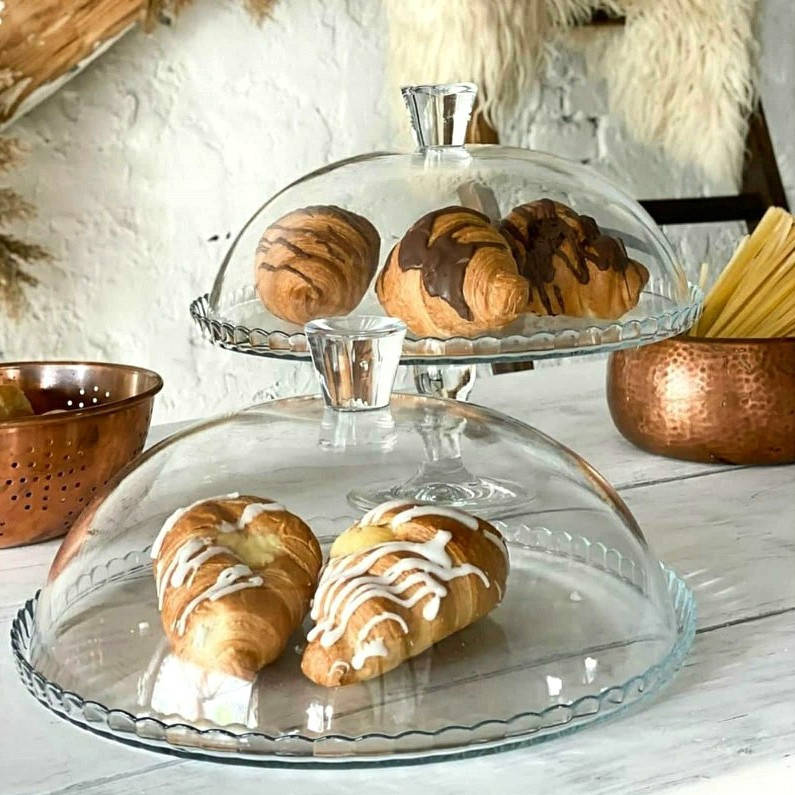 Стеклянное блюдо с крышкой-куполом Pasabahce Patisserie 32 см (95198-va), Прозрачный
Стеклянное блюдо с крышкой-куполом Pasabahce Patisserie 32 см (95198-va), Прозрачный