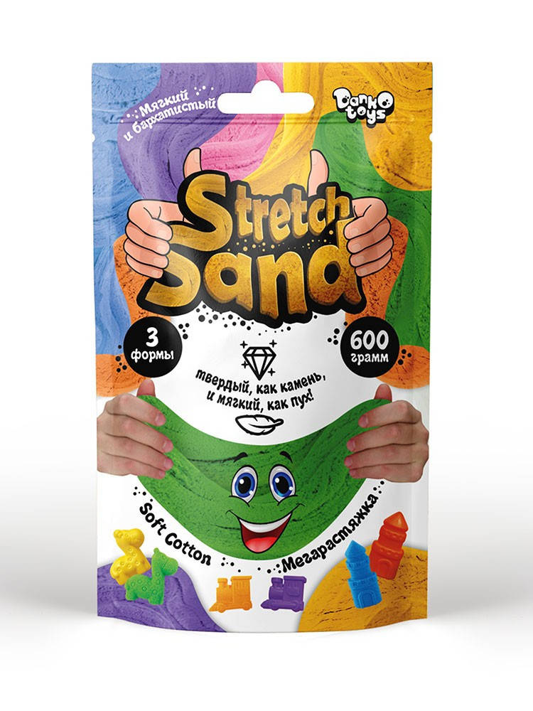 Кинетический песок Stretch Sand в пакете 600 г STS-04-01U креативное детское творчество для детей, Песочный
Кинетический песок Stretch Sand в пакете 600 г STS-04-01U креативное детское творчество для детей, Песочный