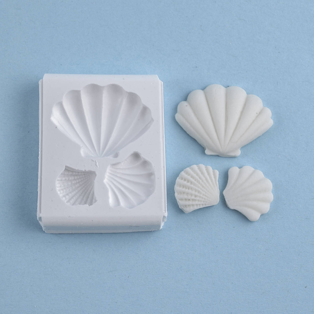 Силиконовый молд Набор три ракушки 4.7х6.0 см
Силиконовый молд Набор три ракушки 4.7х6.0 см