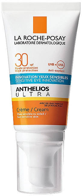 Солнцезащитный крем для кожи лица и кожи вокруг глаз La Roche-Posay Anthelios Ultra Cream SPF 30+
Солнцезащитный крем для кожи лица и кожи вокруг глаз La Roche-Posay Anthelios Ultra Cream SPF 30+
