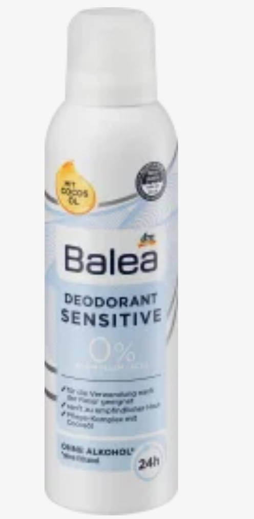 Дезодорант Balea sensitive .200мл.
Дезодорант Balea sensitive .200мл.