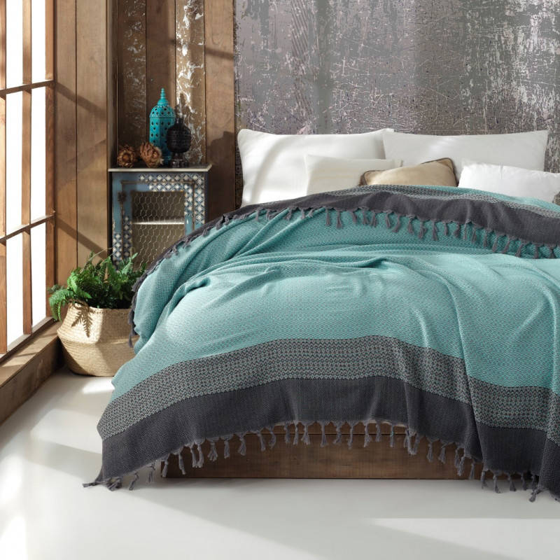 Плед хлопковый Modern Diva зеленый 200х205 см, Зелёный
Плед хлопковый Modern Diva зеленый 200х205 см, Зелёный