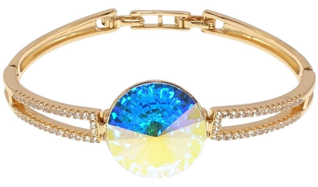 Браслет Xuping Позолота 18K с кр-ми Swarovski "Кристалл АВ ø 18мм" дл.с доп.замком 16.5,18см х 4-6мм
Браслет Xuping Позолота 18K с кр-ми Swarovski "Кристалл АВ ø 18мм" дл.с доп.замком 16.5,18см х 4-6мм