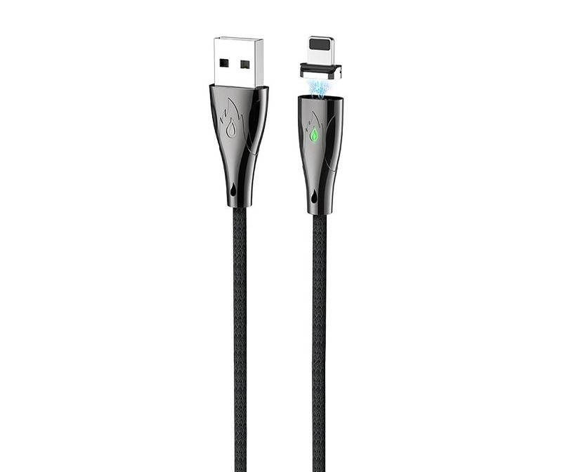 Кабель Usb Lightning HOCO U75 Blaze magnetic 3A 1.2m (метал.коннект,круглый,LED) Black, Черный
Кабель Usb Lightning HOCO U75 Blaze magnetic 3A 1.2m (метал.коннект,круглый,LED) Black, Черный