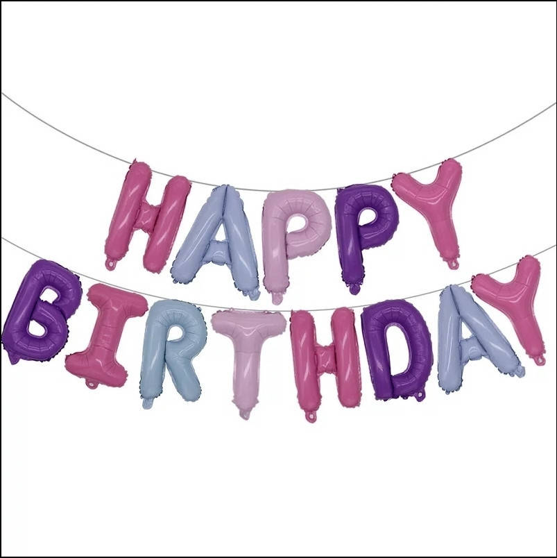 Фольгированные буквы Happy Birthday КНР (38 см каждая буква) розовый микс, Розовое золото
Фольгированные буквы Happy Birthday КНР (38 см каждая буква) розовый микс, Розовое золото