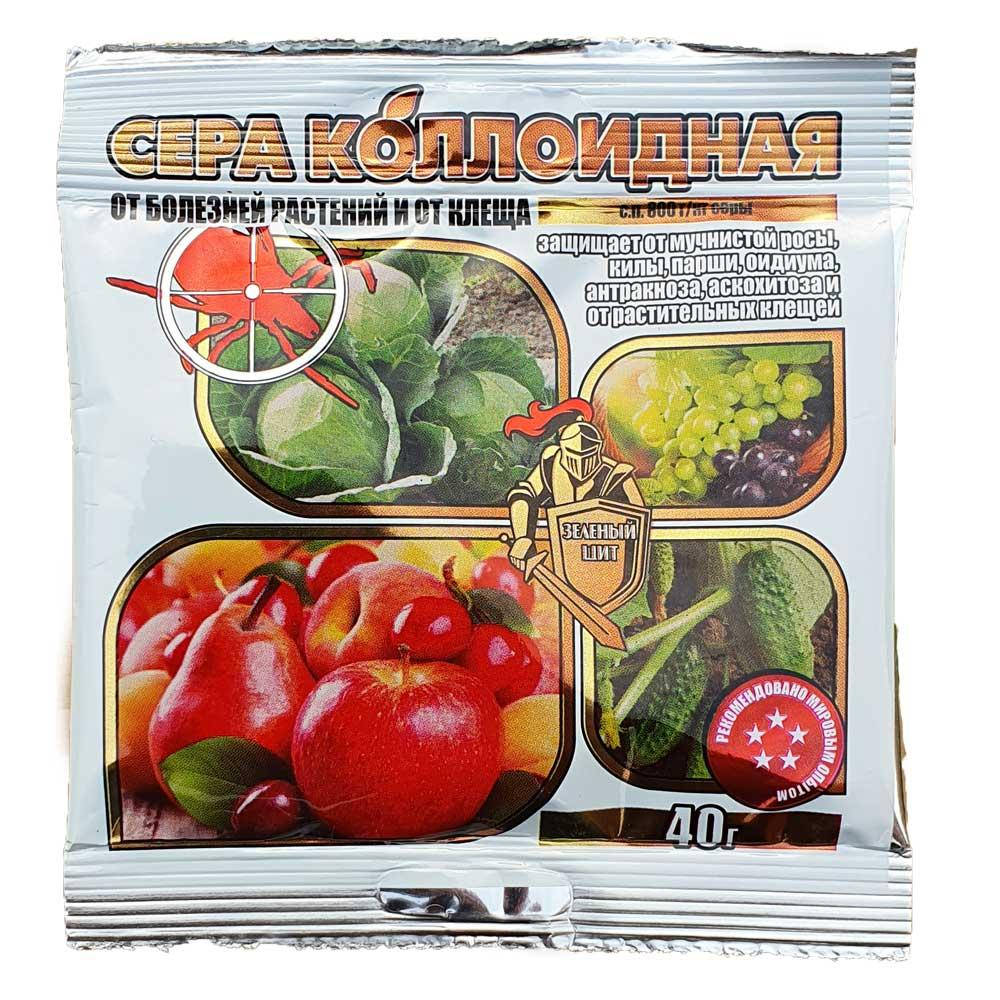 Зеленый щит "Сера коллоидная" 40 г
Зеленый щит "Сера коллоидная" 40 г