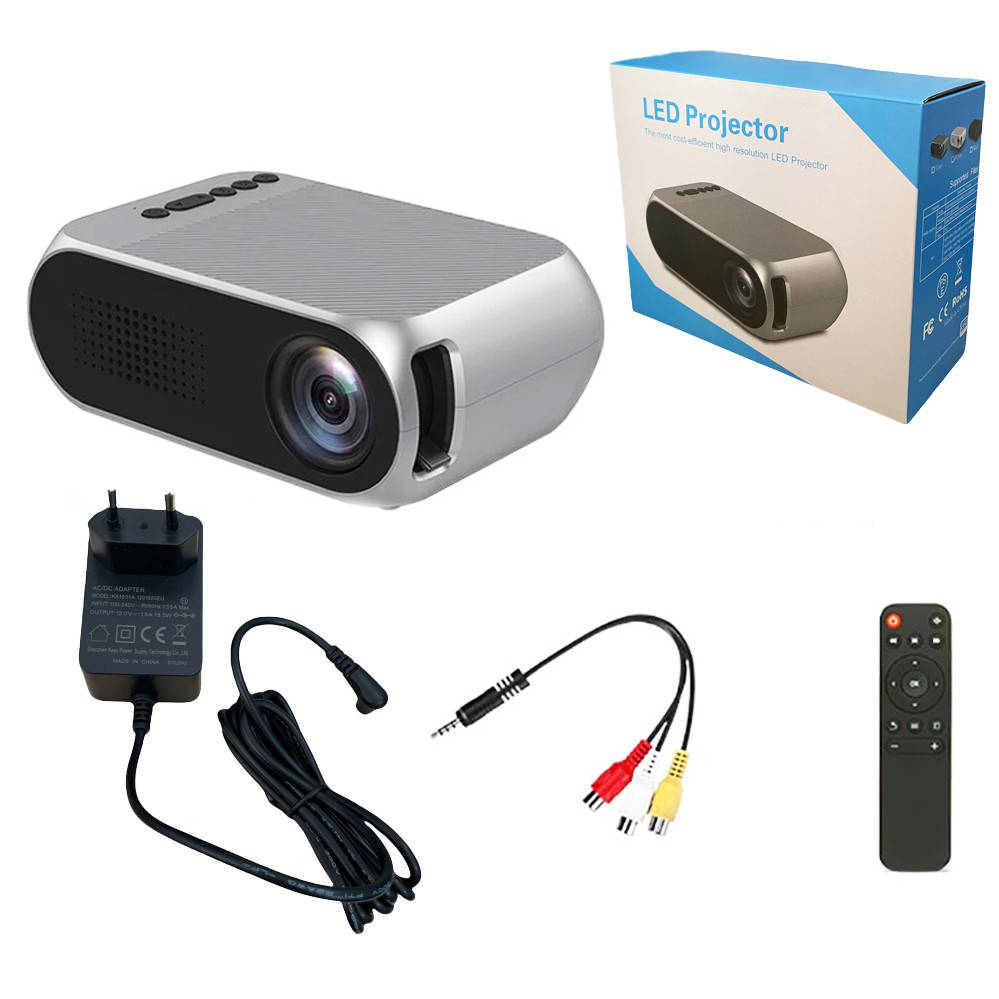 Портативный мини проектор Projector LED YG320 Mini с динамиком для дома лед проектор карманный серый
Портативный мини проектор Projector LED YG320 Mini с динамиком для дома лед проектор карманный серый