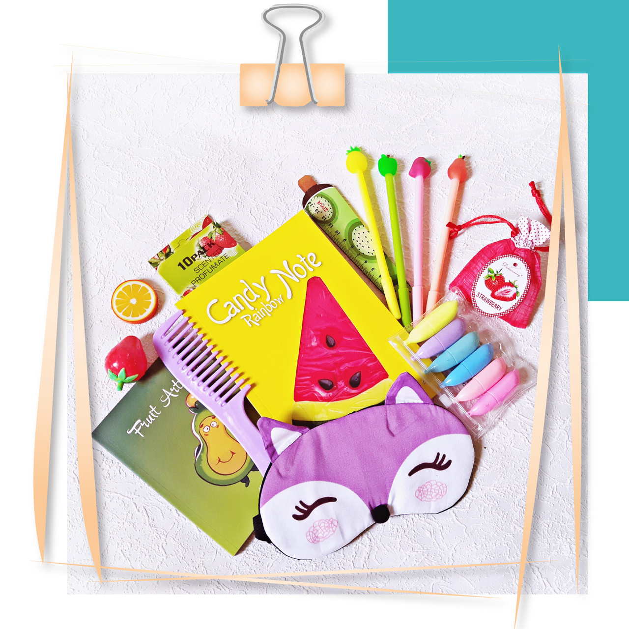 Подарок девочке набор Фруктовое настроение арт.MF39
Подарок девочке набор Фруктовое настроение арт.MF39