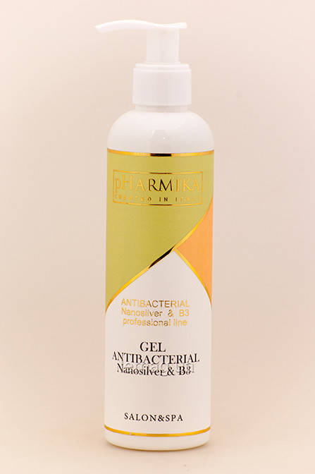 PHarmika Gel Antibacterial Гель антибактериальный с витамином В3 и наносеребром, 250 мл
PHarmika Gel Antibacterial Гель антибактериальный с витамином В3 и наносеребром, 250 мл