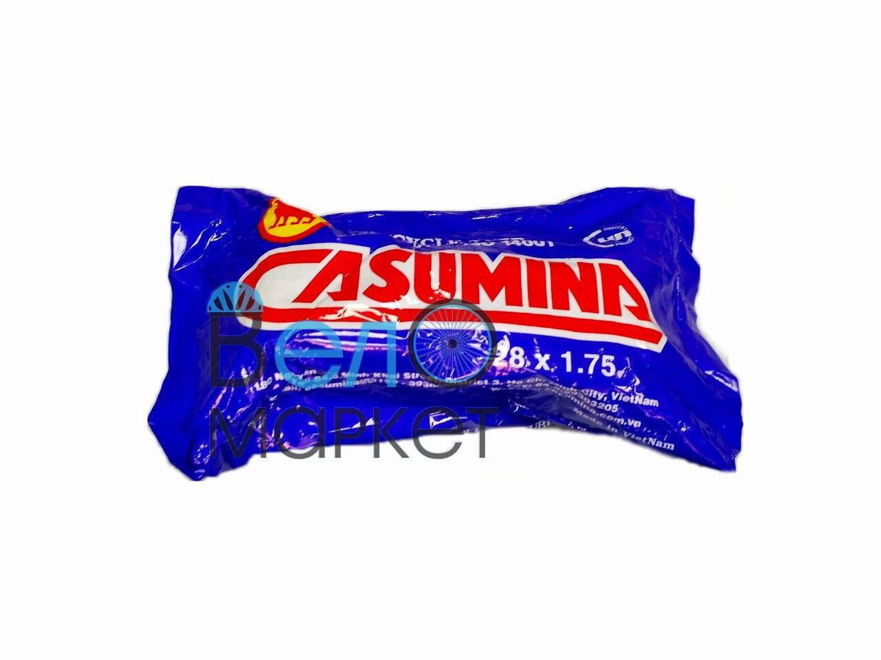 Камера CASUMINA 28х1,75 AV 28 мм/ Касумина / прямой штуцер для городских и дорожных велосипедов
Камера CASUMINA 28х1,75 AV 28 мм/ Касумина / прямой штуцер для городских и дорожных велосипедов