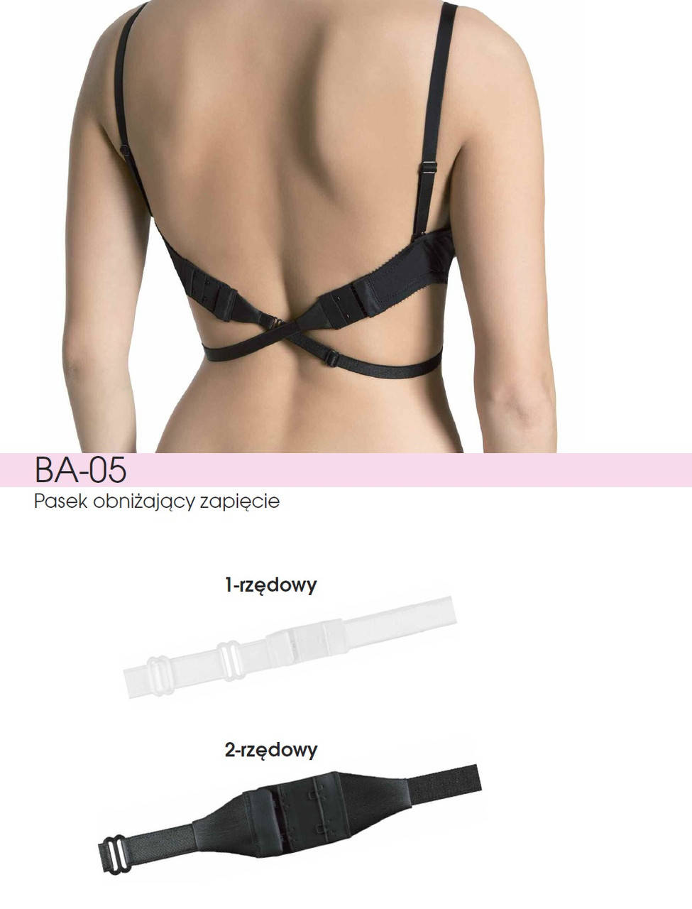 Бретели , которые понижают застежку бюстгальтеры сзади JULIMEX OBNIŻAJĄCY BA-05 2-RZ, для открытых нарядов, Белый
Бретели , которые понижают застежку бюстгальтеры сзади JULIMEX OBNIŻAJĄCY BA-05 2-RZ, для открытых нарядов, Белый