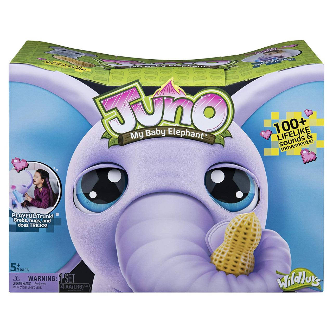 Интерактивная игрушка Слоненок Джуно от Спин Мастер / Wildluvs Juno My Baby Elephant by Spin Master, Голубой
Интерактивная игрушка Слоненок Джуно от Спин Мастер / Wildluvs Juno My Baby Elephant by Spin Master, Голубой