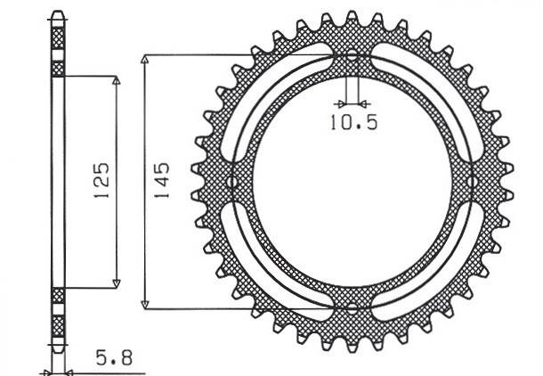 SUNSTAR ЗВЕЗДА ЗАДНЯЯ 857 39 YAMAHA XT 600 '83-94, XT 600Z TENERE 84-89 (JTR857.39)/SUN1-3538-39
SUNSTAR ЗВЕЗДА ЗАДНЯЯ 857 39 YAMAHA XT 600 '83-94, XT 600Z TENERE 84-89 (JTR857.39)/SUN1-3538-39