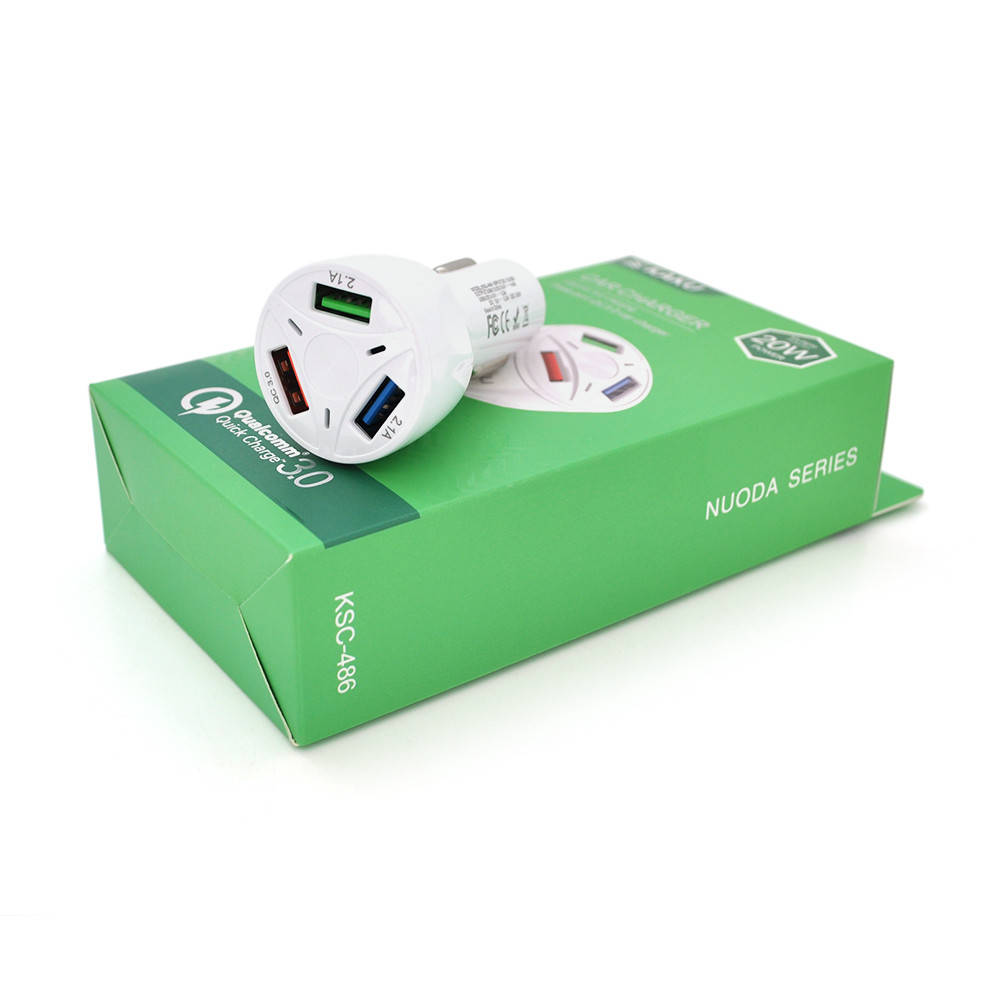 АЗП 12-32V iKAKU KSC-486 NUODA, 3xUSB, Output: USB1/2: DC5V/4.8A, USB3: output 9V/2.2A, 12V/2.2A (QC)
АЗП 12-32V iKAKU KSC-486 NUODA, 3xUSB, Output: USB1/2: DC5V/4.8A, USB3: output 9V/2.2A, 12V/2.2A (QC)
