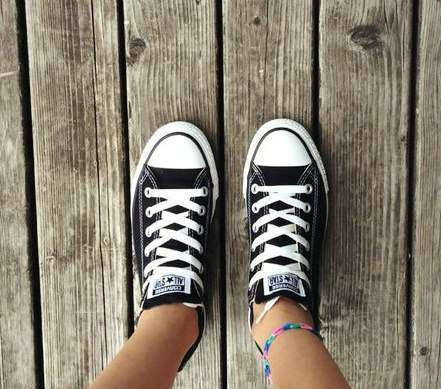 Кеды черные 35, 38-й, Черный 
Кеды черные 35, 38-й, Черный