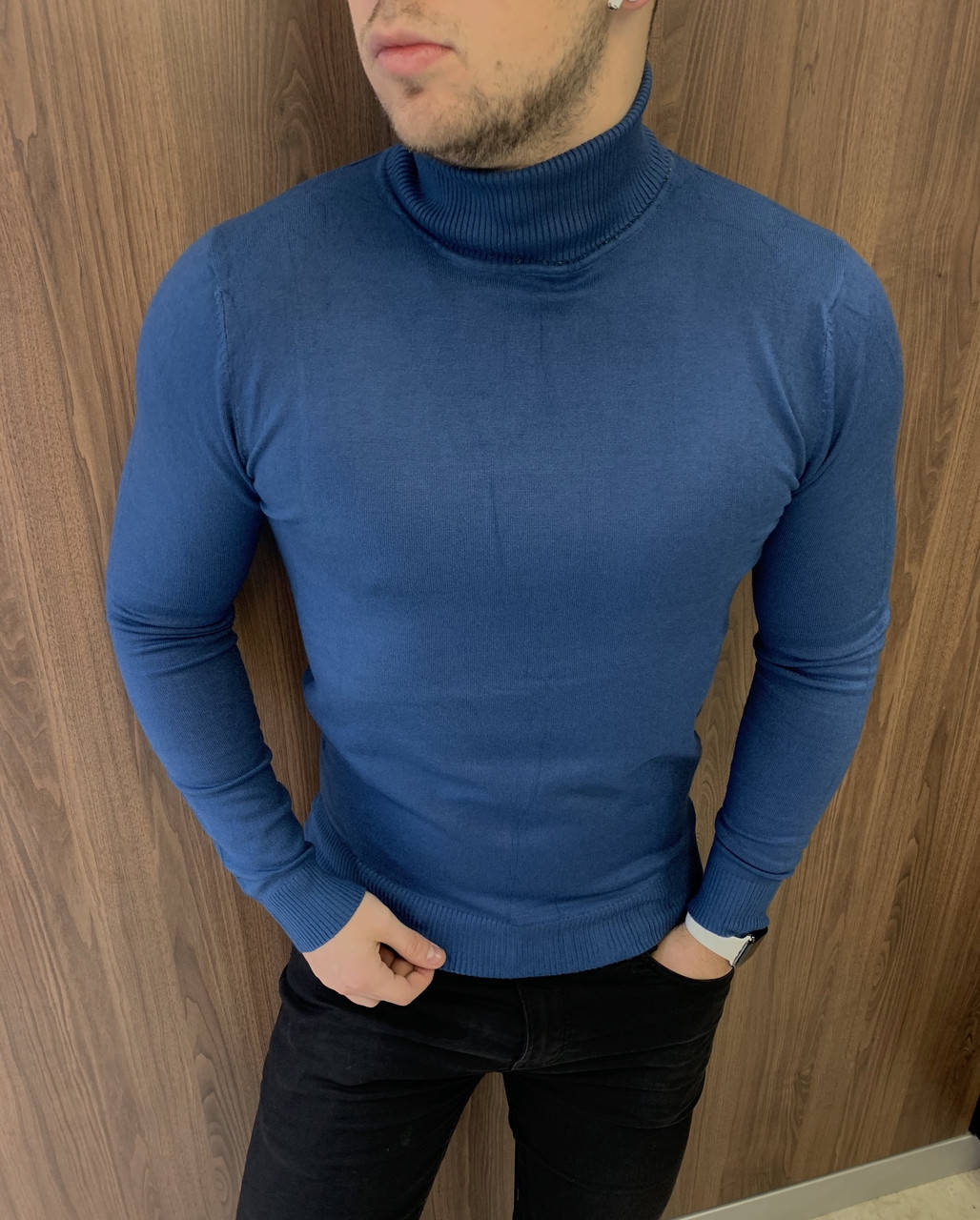 Гольф мужской приталенный ЛЮКС качества Синий, S-M
Гольф мужской приталенный ЛЮКС качества Синий, S-M