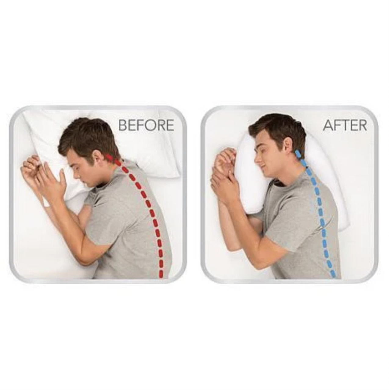 Подушка ортопедическая Side Sleeper Pro, удобная эргономическая подушка для сна Plaza, Белый
Подушка ортопедическая Side Sleeper Pro, удобная эргономическая подушка для сна Plaza, Белый