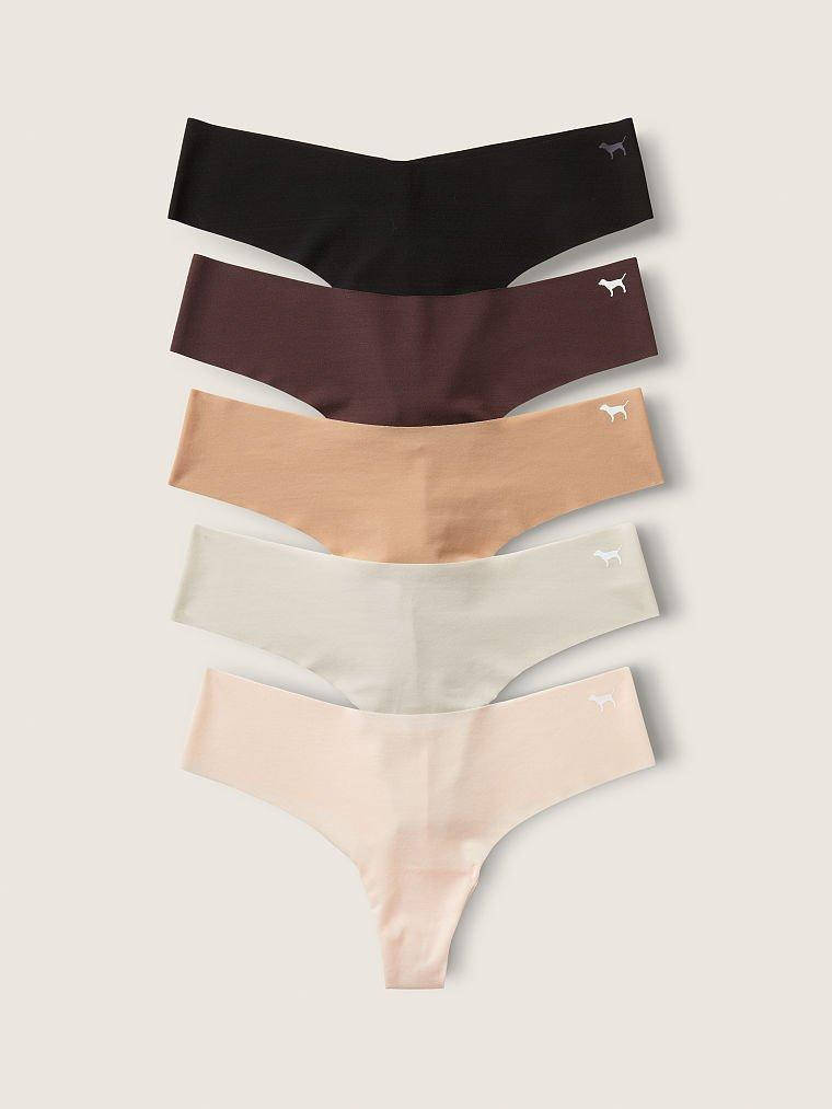 Бесшовные Трусики Стринги Victoria's Secret PINK No Show Thongs, Набор 5 шт XS, Разные цвета
Бесшовные Трусики Стринги Victoria's Secret PINK No Show Thongs, Набор 5 шт XS, Разные цвета