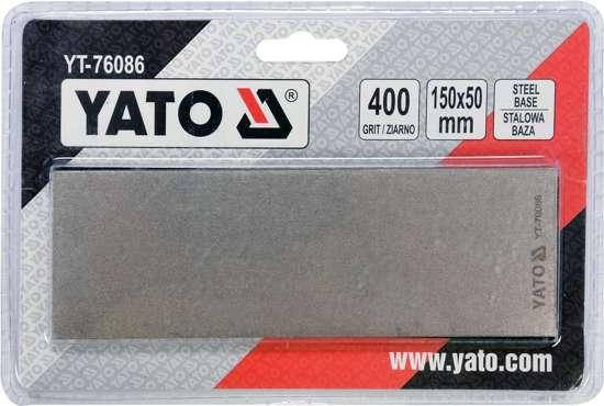 Брусок абразивний, алмазний, для заточування YATO : 150 х 50 х 4 мм, з грануляцією G400 YT-76086
Брусок абразивний, алмазний, для заточування YATO : 150 х 50 х 4 мм, з грануляцією G400 YT-76086