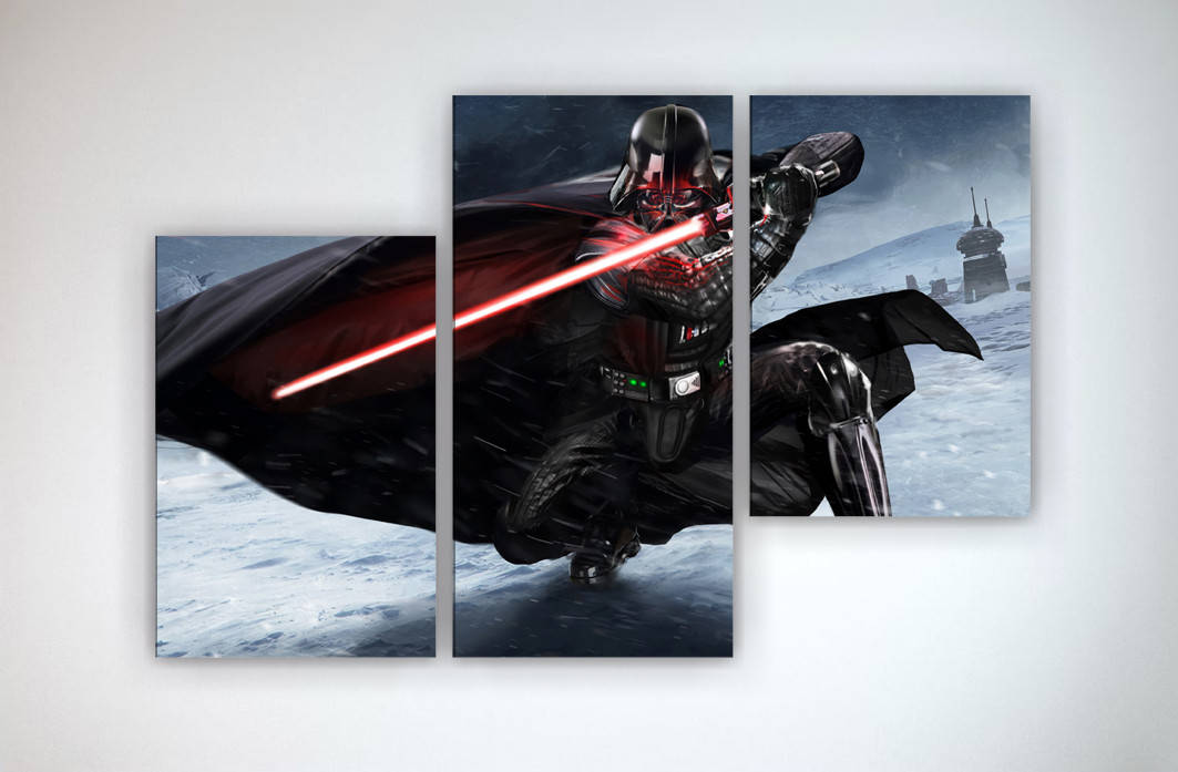 Картина модульная на холсте Черно-белая Звездные войны Star Wars Darth Vader Дарт Вейдер 90х60 из 3х
Картина модульная на холсте Черно-белая Звездные войны Star Wars Darth Vader Дарт Вейдер 90х60 из 3х