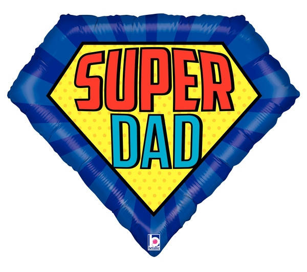 B 30" Shape Packaged Super Dad Foil Balloon. Фольгированный шар прикольный папе. В УП., Синий
B 30" Shape Packaged Super Dad Foil Balloon. Фольгированный шар прикольный папе. В УП., Синий