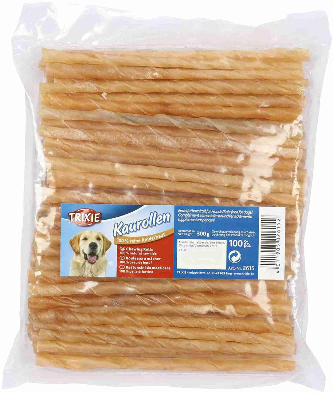Trixie Chewing Rolls Twisted Лакомство для собак жевательные палочки крученые 5-6мм, 100 шт
Trixie Chewing Rolls Twisted Лакомство для собак жевательные палочки крученые 5-6мм, 100 шт