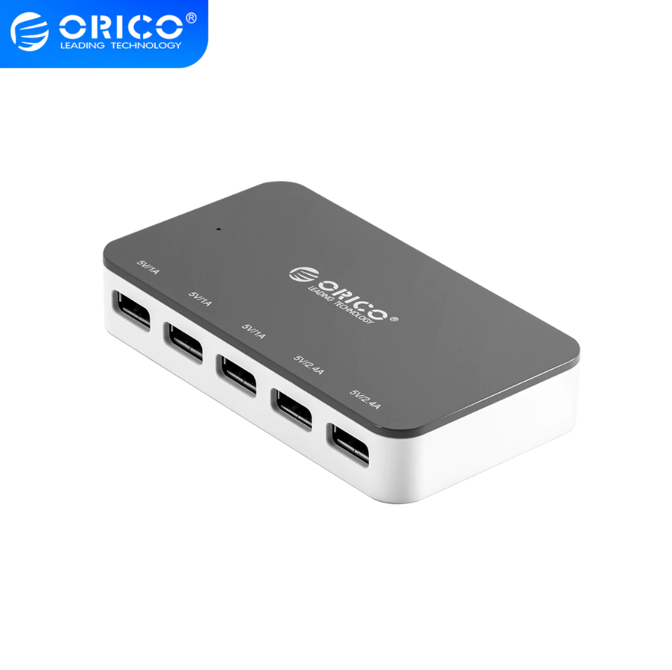 Зарядное устройство ORICO семейное на 5 портов с адаптером питания 5V7.8A 36W Gray (CSP-5U), Серый
Зарядное устройство ORICO семейное на 5 портов с адаптером питания 5V7.8A 36W Gray (CSP-5U), Серый