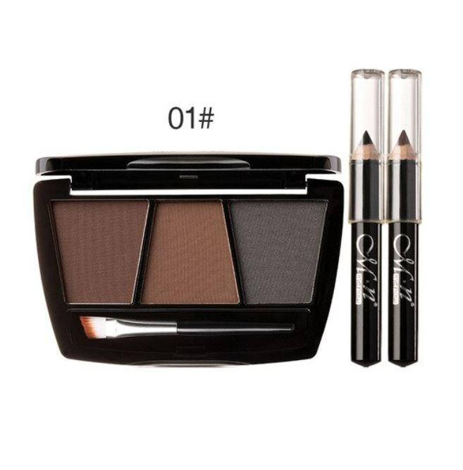 Набор для идеального макияжа: трехцветные тени для бровей + 2 карандаша, тон 1, Черный
Набор для идеального макияжа: трехцветные тени для бровей + 2 карандаша, тон 1, Черный