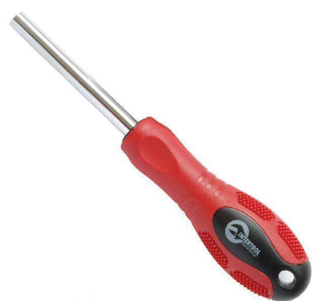 Отвертка магнитная для насадок с шестигранным хвостовиком 1/4" Cr-V Intertool HT-0401
Отвертка магнитная для насадок с шестигранным хвостовиком 1/4" Cr-V Intertool HT-0401