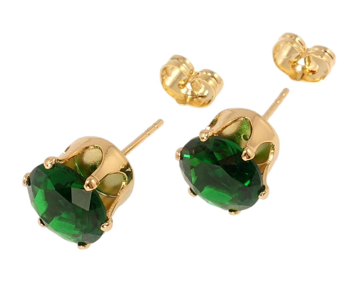 Серьги Xuping Позолота 18K гвоздики (пусеты) "Зеленый кристалл в 6-ти крапановой оправе" ø 10мм
Серьги Xuping Позолота 18K гвоздики (пусеты) "Зеленый кристалл в 6-ти крапановой оправе" ø 10мм