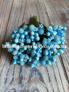 Сложные тычинки,Голубые, 12 шт. на проволоке, Голубой
Сложные тычинки,Голубые, 12 шт. на проволоке, Голубой