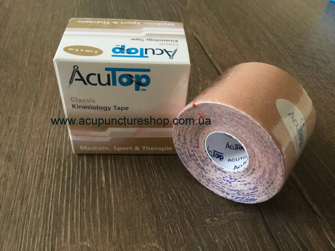 Кинезио тейп AcuTop Сlassic, 5см*5м бежевый 
Кинезио тейп AcuTop Сlassic, 5см*5м бежевый