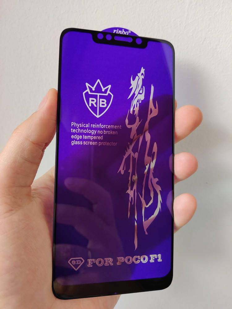 Rinbo 6D защитное стекло для Pocophone F1 9H на весь экран клей по всей поверхности, Черный
Rinbo 6D защитное стекло для Pocophone F1 9H на весь экран клей по всей поверхности, Черный