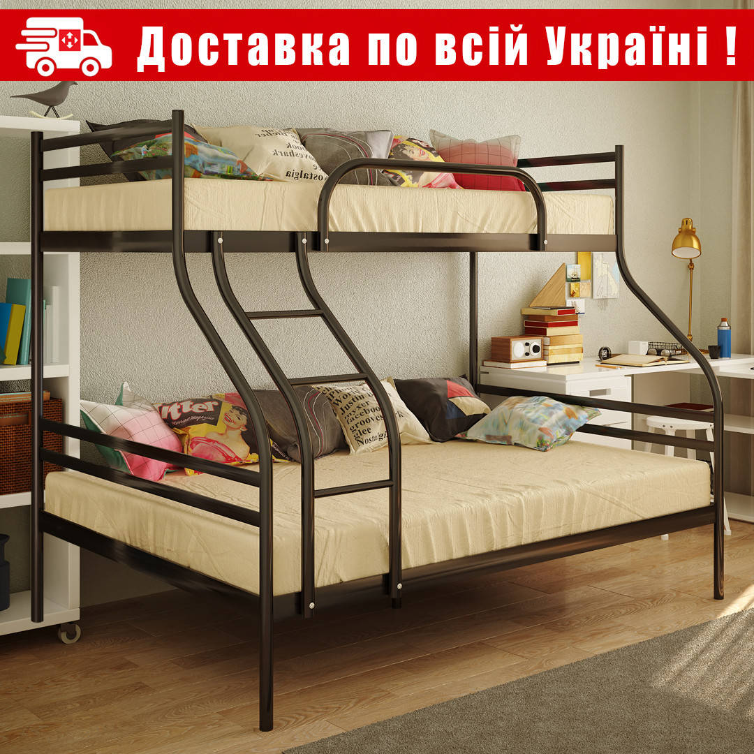 Кровать металлическая двухъярусная "Смарт / Smart" ТМ "Метакам" 200(190) х 140/90, 2 категория
Кровать металлическая двухъярусная "Смарт / Smart" ТМ "Метакам" 200(190) х 140/90, 2 категория