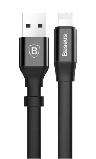 Кабель для зарядки телефона/ смартфона Baseus USB-Lightning 23 см 2 А Черный (CALMBJ-B01)
Кабель для зарядки телефона/ смартфона Baseus USB-Lightning 23 см 2 А Черный (CALMBJ-B01)