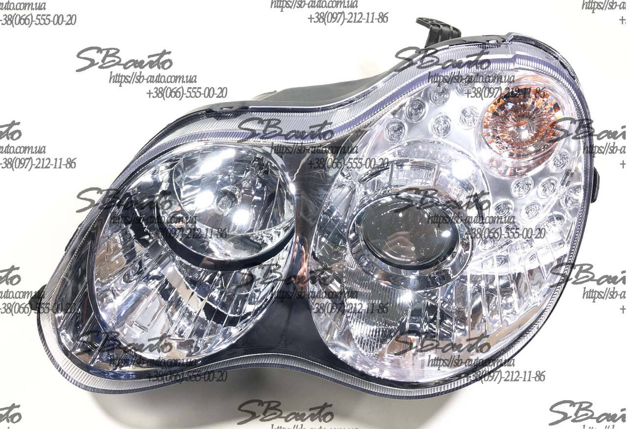 Фара передняя Левая без электрокорректора Geely (Джили) CK2.
Фара передняя Левая без электрокорректора Geely (Джили) CK2.