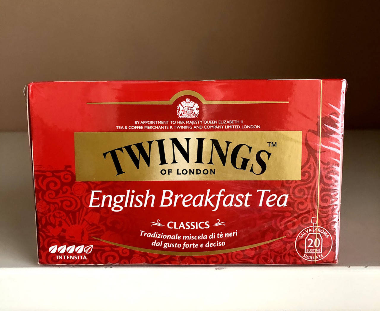 Чай Твайнінгс Twinings English Breakfast Tea 20пак.
Чай Твайнінгс Twinings English Breakfast Tea 20пак.