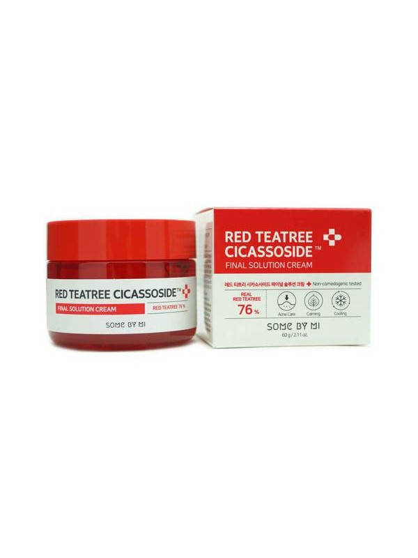 Успокаивающий крем с красным чайным деревом Some By Mi Red Teatree Cicassoside Final Solution Cream 60g
Успокаивающий крем с красным чайным деревом Some By Mi Red Teatree Cicassoside Final Solution Cream 60g