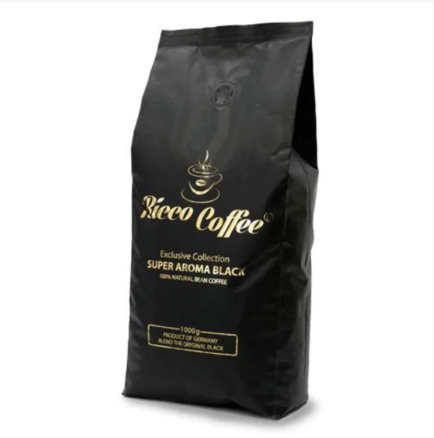 Кофе в зернах 1 КГ купаж Рико Кофе RICCO COFFEE SUPER AROMA BLACK средняя обжарка натуральный кофе зерновой
Кофе в зернах 1 КГ купаж Рико Кофе RICCO COFFEE SUPER AROMA BLACK средняя обжарка натуральный кофе зерновой