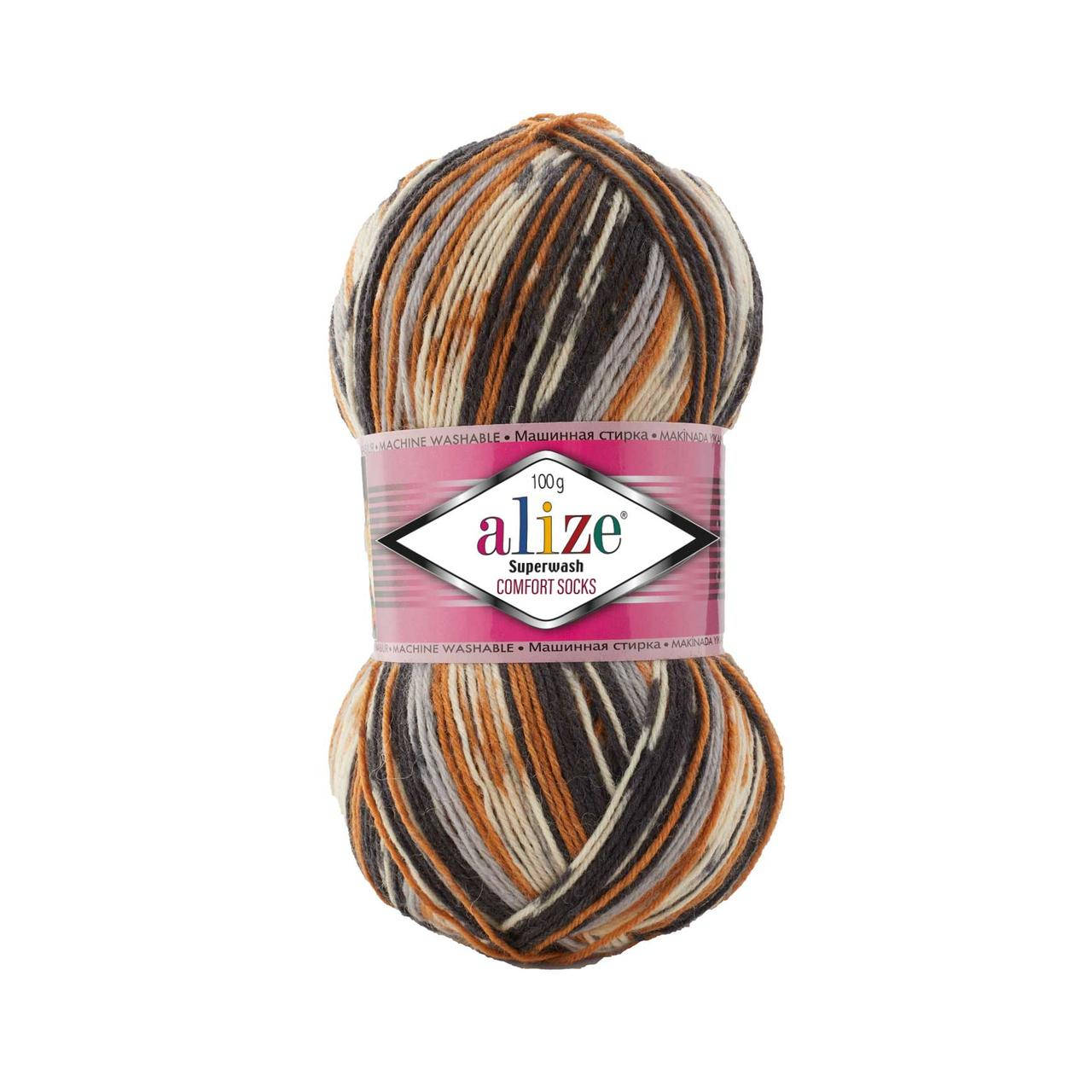 Alize Superwash (Ализе Супервош) № 7651 (Пряжа для носков, нитки для вязания), Секционное крашение
Alize Superwash (Ализе Супервош) № 7651 (Пряжа для носков, нитки для вязания), Секционное крашение